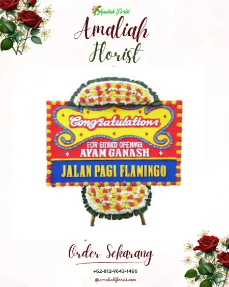 Sewa Papan Bunga Wangi